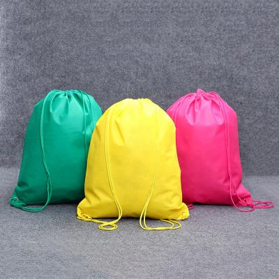 China Xinzhengyuan Factory Wholesale Colorful Large Capacity Logo Custom Outdoor Backpack pp Laminated Nonwoven Drawstring Bag for sale