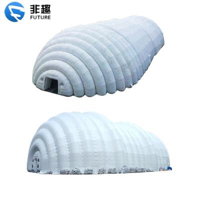 China Extended type giant shed.inflatable inflatable warehouse building mobile tent for sale