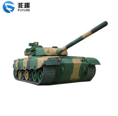 China Exhibitin inflatable military decoy vehiclese. Giant inflatable camouflage jungle and missile military tank.aircraft bait car. for sale