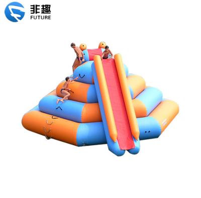 China Warter Sports Pyramid Water Toy; Inflatable water slide sport game. Inflatable water toys for the lake.funny pool toy for sale