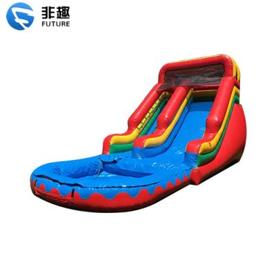 China Outdoordoor giant inflatable water fun pool with slide; inflatable water pool.inflatable water park for sale