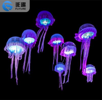 China Commercial event giant inflatable helium jellyfish with LED light for events. Air Helium Floating Balloon for sale