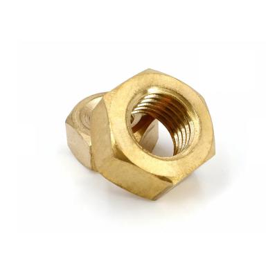 China Heavy Industry Hex Flange Nut DIN 934 High Strength Nickel Plated Material - Grade 8.8 Steel - For Construction Projects for sale