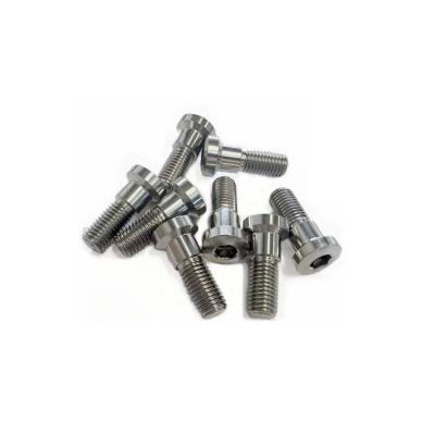 China Industry GR5 M8x40 Hex Head Flanged Titanium Screw Bolts With Nuts for sale