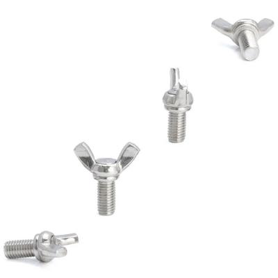 China Flexible Butterfly Wing Screws - Carbon Steel Stainless Steel Finish - Customized for sale