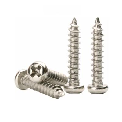 China Pan Nickel Coated Pan Head Phillips Self-Tapping Screw - DIN 7981/ISO 7049 for sale