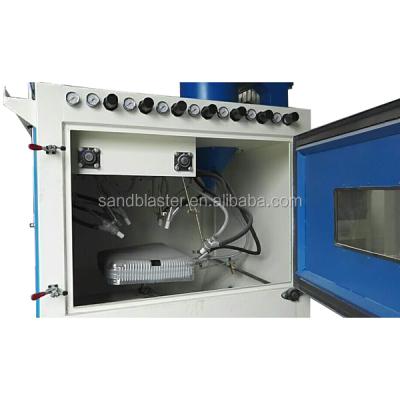 China Critical cleaning/automatic blasting device without drum sand residue for sale