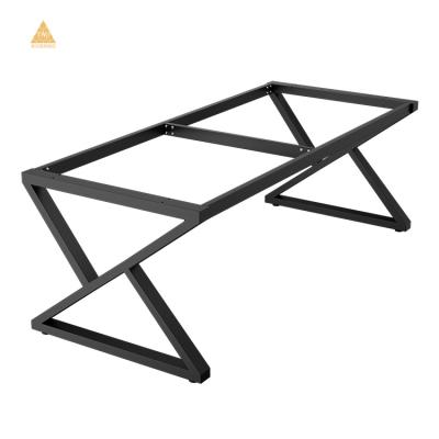 China Black Modern High Quality Iron Legs Metal Counter Bar Table Legs Luxury High Metal Table Legs for sale