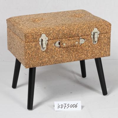 China stool home & Multifunctional Furniture Sofa Side Wooden Legs Storage Ottoman for sale