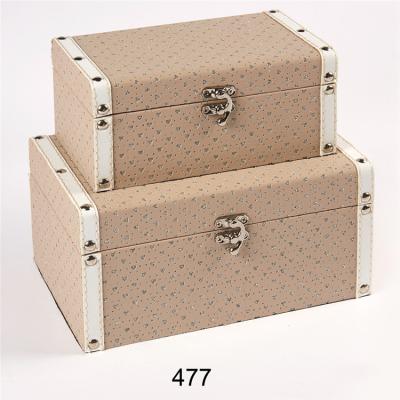 China Sustainable Product Decorative MDF Storage Boxes Lids Opens Wholesale for sale