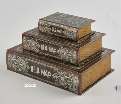 China Handmade Newest Vintage Decorative Fake Book Like Boxes Wholesale for sale