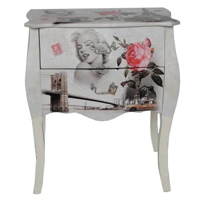 China PANEL Wholesale Marilyn Monroe Chest Of Drawers Leather Design for sale