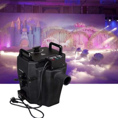 China Party 3000w 2000 wattfor dry ice smoke machine low lying fog machine 1500 with flight case to wedding stage for sale