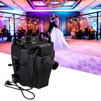 China High Output 6000w Low Low Dry Ice Ice Fog Machine Lying Fog For Wedding Stage for sale