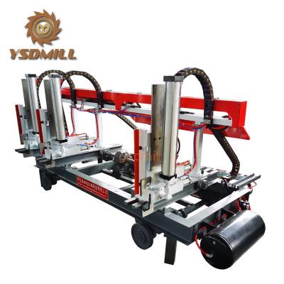 China Automatic cnc vertical band saw with pneumatic log carriage for sale