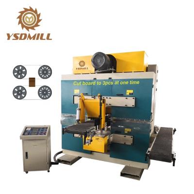 China High precision double head horizontal band saw wood panel band sawmill for sale