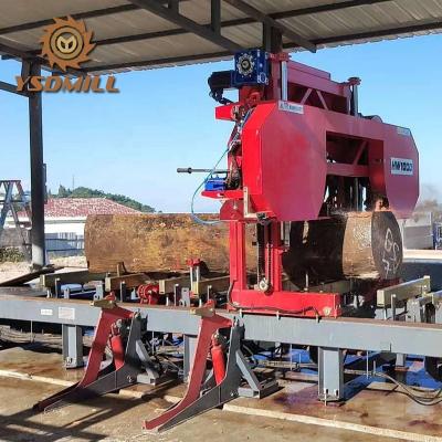 China Portable horizontal band sawmill diesel engine gasoline engine or electric saw machines chain saw for sale