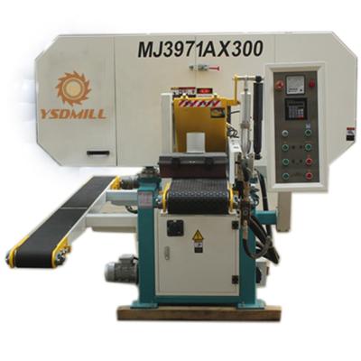 China MJ3971*300 horizontal wood cutting band saw machine for sale