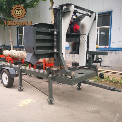 China Portable Horizontal style band saw for wood cutting machine for sale