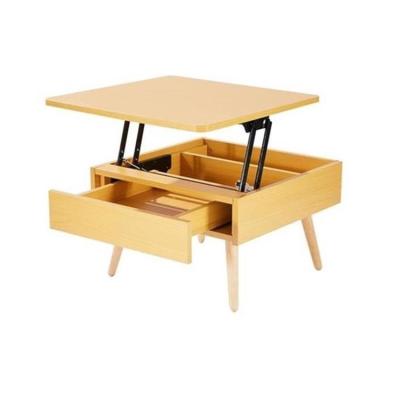 China Modern design T-F-001 style T-F-001 top (height) coffee table Nordic adjustable wooden adjustable lift for sale