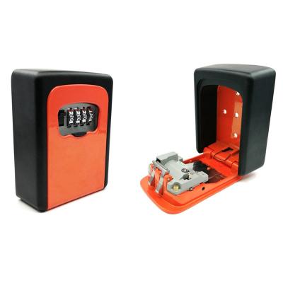 China T-S-314 121*90*40mm Custom 4 Digital Wall Mount Lock Box Combination Key Storage Lock Box Key Box Safe Key Safe Box for sale