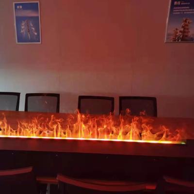 China Modern Home Decor 2000mm Led Wall Mounted Electric Fireplace 3D Multicolor Led Elektrische Sfeerhaard for sale