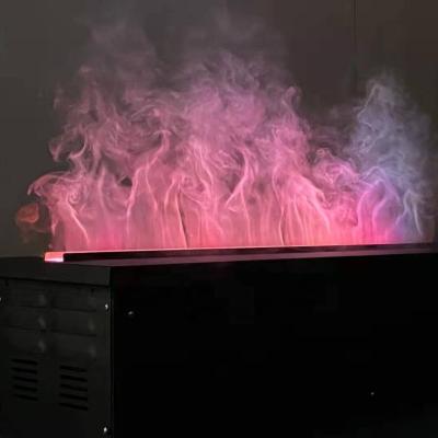 China Modern 800 mm Led Modern Indoor Artificial Fireplace Flame Decoration With Red Purple Pink Flame Color for sale