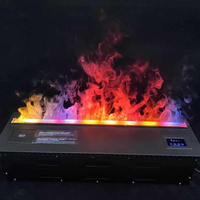 China Hotel China factory customized remote control energy saving muti colors inserted water vapor fireplace electric chimenea electrica for sale