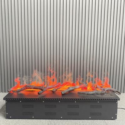 China Modern Simulation Charcoal Wooden Fireplace Steam Electric 3D Water Fireplace Decor for sale