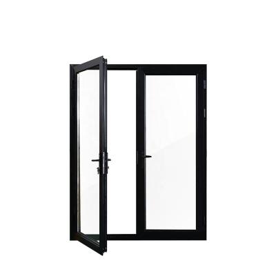 China NAIFU Exterior Aluminum Swing Doors Casement French Door Glass Double Panel for sale