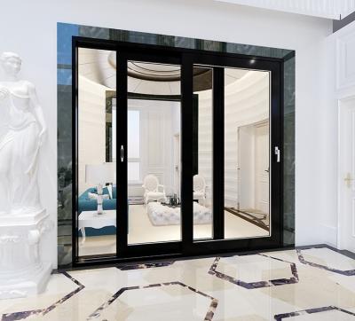 China Interior Noiseless Partition Sliding Door Electric Aluminium Lifting Doors for sale