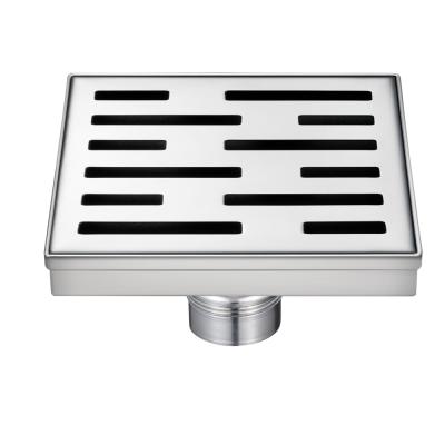 China V Design Made Quick Drain SS 304 Stainless Steel Floor Drain Anti Smell Deodorizer Shower Drain Square Floor Drain for sale