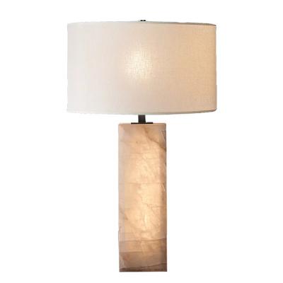 China Modern Simple Metal Base Canvas Shade Hotel Customization Hotel Style Hotel Customization Led Table Lamp Metal Base Metal Base Indoor Luxury Led Table Light For Bedroom for sale