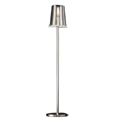 China Customization Modern Hotel Style Round Metal Base Lamp Metal Base Glass Shade Table Light Simple Indoor Led Bed Side Bedside Modern Lamps for sale