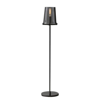 China Luxury Hotel Modern Style Crafted Solid Brass Glass Shade Lamp Solid Brass Glass Shade Simple Table Light Indoor Led Bed Side Bedside Modern Lamps for sale