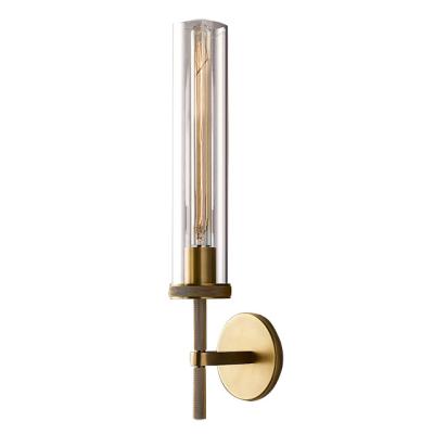 China Modern Indoor Modern Plug In 2 Home Decor Bedroom Bathroom Glass Wall Lights Brass Led Wall Lamp Metal Wall Lamp Head for sale