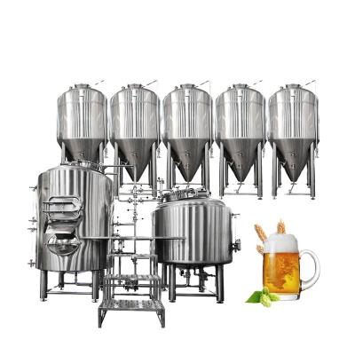 China Brewpub Group Beer Brewery Restaurant Purchase Beer Dispenser Brewery Equipment Stainless Steel 5BBL for sale