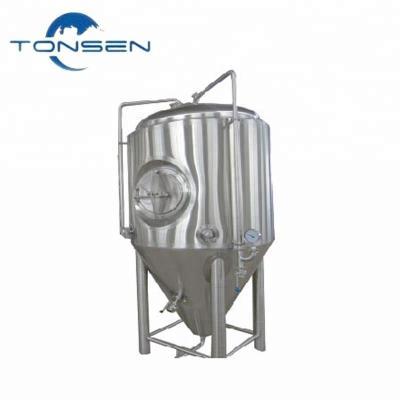 China Hotels Stainless Steel 200L 500L 1000L 2000L Dimple Jacket Wine Fermenter Tank Bright Brewery Beer Fermentation Tank for sale