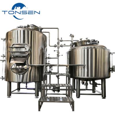 China Brewpub beer brewery restaurant CIP system cleaning steam boiler or beer brewing electric heating equipment for sale