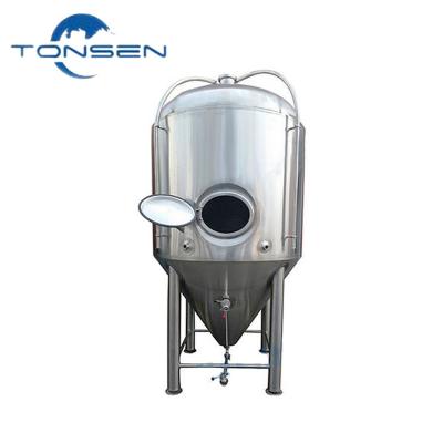 China Conical mash house fermentation/cooling tank/jacket lauter ton 100L for sale