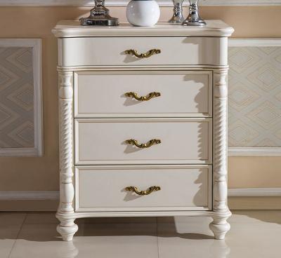 China Concise Living Room Furniture white cabinet wooden drawers chest for sale