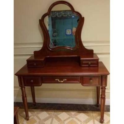 China antique dressing table wooden dressers table with drawers for sale