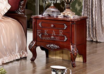 China Antique Nightstand Bedside Table Wooden bedroom furniture for sale