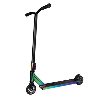 China pro rainbow stunt youth aluminum scooter entry level freestyle kick scooter complete ride scooter for sale