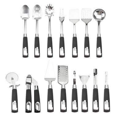 China Sustainable Easy Clean Kitchen Cares Stainless Steel Kitchen Utensils Cooking Tools for sale