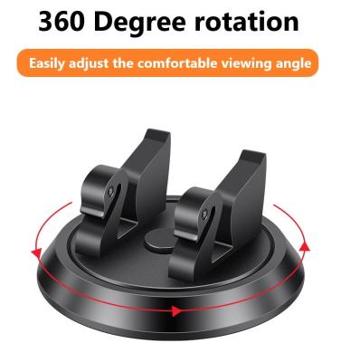 China 360 Degree Rotating Adjustable Universal Bottom Phone Holder Temporary Car Parking Phone Number Plate for sale