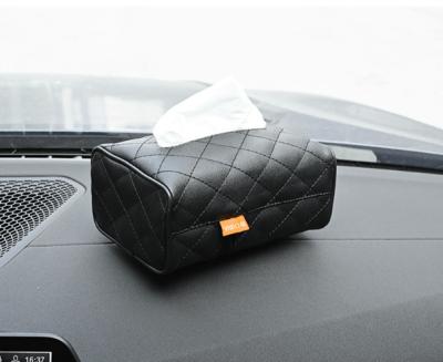 China Car Use Cloth Bag Towel Holder Large Capacity Casual Strappy Style PU Leather for sale