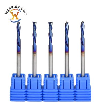 China Carbide CNC Wood Drilling Bits For Laminate Board And Chipboard Carbide Compression Router Bit for sale