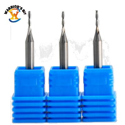 China Carbide CNC Router Bit For Wood End Mill Cutting On Hardwood 3mm CNC Router Bit Solid Carbide End Mill for sale