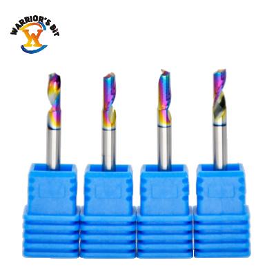 China Carbide Up End Mill Cut For Aluminum With Mirror Finish TC200 Coating Carbide End Mill For ACP Board for sale